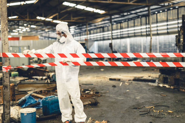 Professional Biohazard technician working in Andover, NH